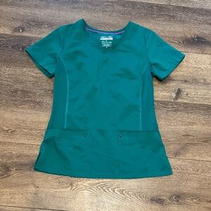 Healing hands‎ green scrub top small